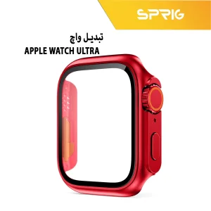 کاور اسپریگ مدل face-off مناسب برای اپل واچ Series 7 41mm / Series 8 41mm  به همراه محافظ صفحه نمایش