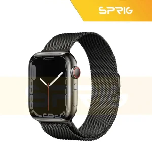 بند اسپریگ مدل Milanese Lux Guard مناسب برای اپل واچ Ultra / Ultra 2 49mm به همراه کاور