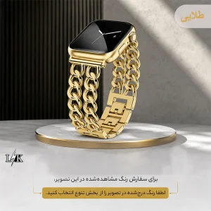 بند ال کا جی مدل Cartier-LK مناسب برای اپل واچ سایز 42 میلی متری سری 3 / 2 / 1