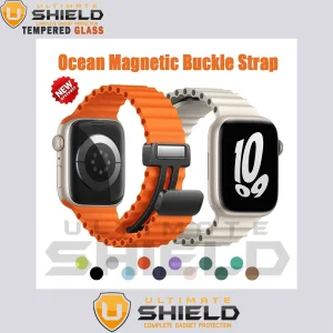 بند آلتیمیت شیلد مدل Ocean-ORG-UL مناسب برای اپل واچ Series 7 45mm / Series 8 45mm / Series 9 45mm