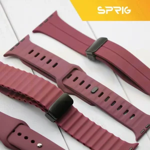 بند اسپریگ مدل Cherry Set مناسب برای اپل واچ سری 4/5/6/Se سایز 44 میلی متری مجموعه 5 عددی