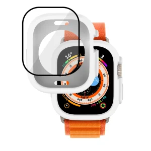 کاور ام‌گلس مدل Jelly Shield MG مناسب برای اپل واچ سری Ultra / Ultra 2 سایز 49 میلی متری به همراه محافظ صفحه نمایش