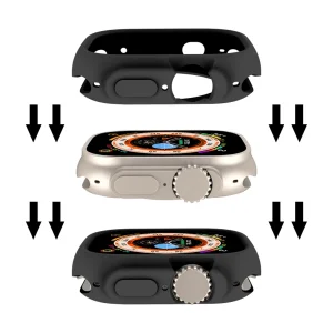 کاور ام‌گلس مدل Jelly Shield MG مناسب برای اپل واچ سری Ultra / Ultra 2 سایز 49 میلی متری به همراه محافظ صفحه نمایش