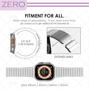 بند زیرو مدل Butterfly-Link-ZR مناسب برای اپل واچ Series 1 Aluminum 42 / Series 2 42mm / Series 3 42mm