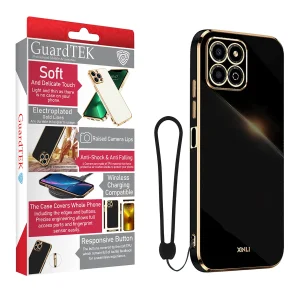 کاور گاردتک آساک مدل Apple Strap مناسب برای گوشی موبایل آنر Honor X6B به همراه بندآویز