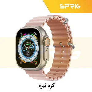 بند اسپریگ مدل Ocean Dual Color مناسب برای اپل واچ Series 7 45mm / Series 8 45mm / Series 9 45 میلی متر