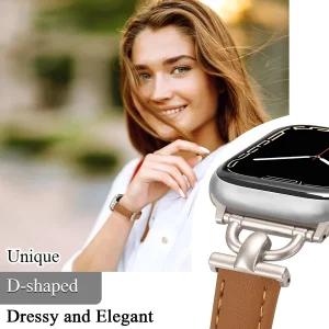 بند آلتیمیت شیلد مدل ThinD Leather مناسب برای اپل واچ 44 میلی متری سری 4/5/6/SE/SE2/SE3