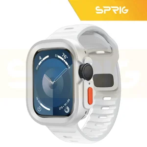 بند اسپریگ مدل Spig Amizze مناسب برای اپل واچ سری 7/8/9 سایز 45mm به همراه کاور