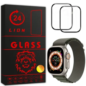 محافظ صفحه نمایش لاین مدل RT007 مناسب برای اپل واچ Ultra 49mm بسته دو عددی