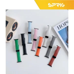 بند اسپریگ مدل Magnetic Leather مناسب برای اپل واچ 42 / 44 / 45 / 49 میلی متر