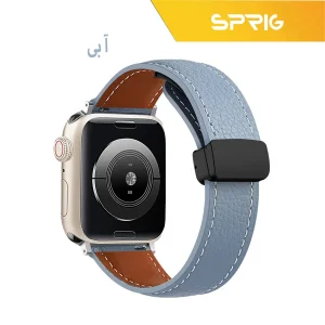 بند اسپریگ مدل Magnetic Leather مناسب برای اپل واچ 42 / 44 / 45 / 49 میلی متر