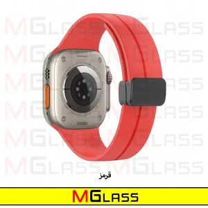 بند ام‌گلس مدل Magnetic-MG مناسب برای اپل واچ سری 1/2/3/4/5/6/7/8/SE/Ultra سایز 42/44/45/49 میلی متری