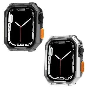 بند ساعت آکوآرا مدل Hexa 3Bead مناسب برای اپل واچ 41 میلیمتری سری 9 به همراه کاور