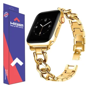 بند میچان مدل Stell Bracelet مناسب برای ساعت هوشمند ورنا W45 Max / W49 Ultra / T45 Pro Max