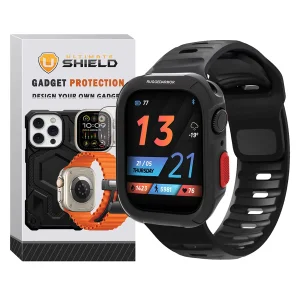 بند آلتیمیت شیلد مدل SPG Rugged مناسب برای اپل واچ سری SE2021/7/8/9 سایز 45 میلی متری به همراه کاور
