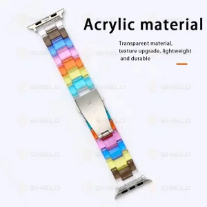 بند آلتیمیت شیلد مدل Crystal Hue مناسب برای اپل واچ 42/44 میلی متری سری 1/2/3/4/5/6/SE/SE2/SE3