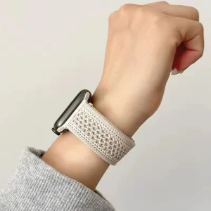 بندکروکودیل مدل C-Weaving Nylon مناسب برای اپل واج سری 7 / 8 / 9 / 10 سایز 45 / 46 میلی متری