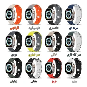 بند راینو مدل RIDGE-2C مناسب برای اپل واچ سایز 46 میلی متری سری 10/11