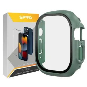 کاور اسپریگ مدل SPG-360 مناسب برای اپل واچ Ultra 49mm میلیمتری به همراه محافظ صفحه نمایش