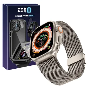بند زیرو مدل Milanese New_V ZR مناسب برای اپل واچ سایز 44/45/49 میلی متری