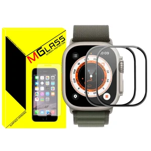 محافظ صفحه نمایش نانو ام‌گلس مدل PMA-MG مناسب برای اپل واچ Ultra / Ultra 2 49mm بسته دو عددی