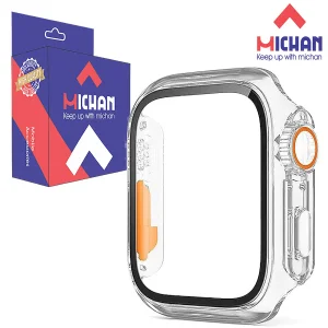 کاور میچان مدل tempered glass مناسب برای اپل واچ سری 9/Se/7/8 سایز 41 میلی متری