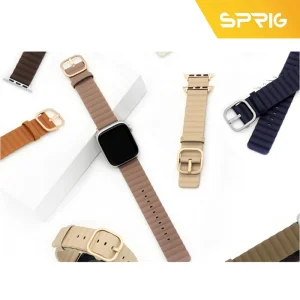 بند اسپریگ مدل Korean Leather مناسب برای اپل واچ 38/40/41 میلی متری سری SE/1/2/3/4/5/6/7/8/9
