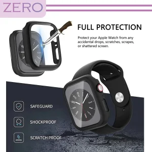 کاور زیرو مدل ZR-360 مناسب برای اپل واچ Series 1 Aluminum 42 / Series 2 42mm / Series 3 42mm به همراه محافظ صفحه نمایش