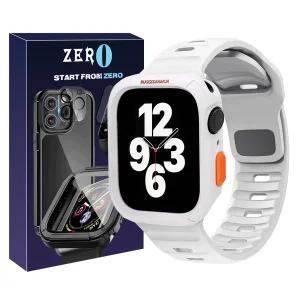 بند زیرو مدل SPG Rugged ZR مناسب برای اپل واچ سری SE2021/7/8/9 سایز 45 میلی متری به همراه کاور