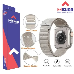 بند میچان مدل Alpine Loop مناسب برای ساعت هوشمند اسمارت واچ HK8 Pro Max / HK9 Pro Max / HK10 Pro Max