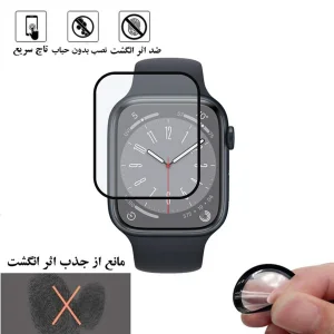 محافظ صفحه نمایش نانو هورس مدل PMMAWH مناسب برای اپل واچ Series 8 Aluminum 45mm