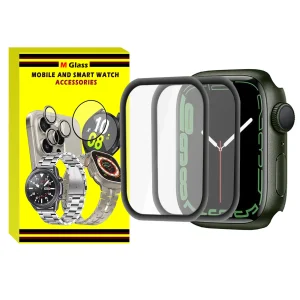 محافظ صفحه نمایش ام‌گلس مدل Film Protector MG مناسب برای اپل واچ 42 میلی متری بسته دو عددی