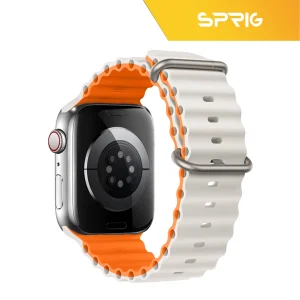 بند اسپریگ مدل Ocean dual color مناسب برای اپل واچ 42 / 44 / 45 / 49 میلی متر