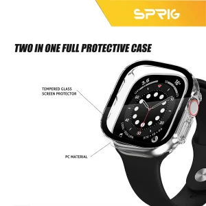 کاور اسپریگ مدل SPLUX مناسب برای اپل واچ Ultra 49 میلیمتری به همراه محافظ صفحه نمایش