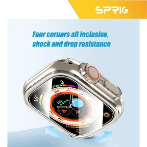 کاور اسپریگ مدل SPLUX مناسب برای اپل واچ Ultra 49 میلیمتری به همراه محافظ صفحه نمایش