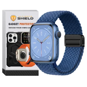 بند آلتیمیت شیلد مدل Braided Magsolo مناسب برای اپل واچ 44 mm سری SE