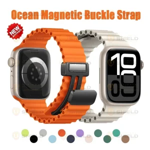 بند آلتیمیت شیلد مدل Ocean ORG UL مناسب برای اپل واچ سری 10 سایز 46 میلی متری