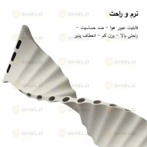 بند آلتیمیت شیلد مدل Ocean ORG UL مناسب برای اپل واچ سری 10 سایز 46 میلی متری
