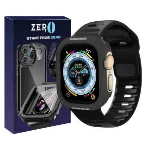 بند زیرو مدل SPG Rugged ZR مناسب برای اپل واچ Ultra / Ultra 2 49mm به همراه کاور