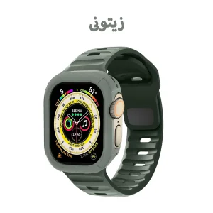بند زیرو مدل SPG Rugged ZR مناسب برای اپل واچ Ultra / Ultra 2 49mm به همراه کاور
