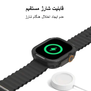 بند زیرو مدل SPG Rugged ZR مناسب برای اپل واچ Ultra / Ultra 2 49mm به همراه کاور