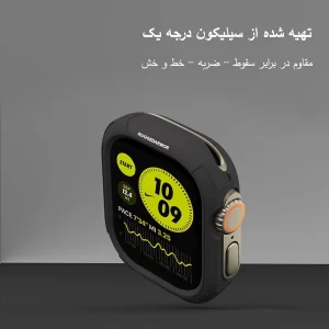 بند زیرو مدل SPG Rugged ZR مناسب برای اپل واچ Ultra / Ultra 2 49mm به همراه کاور