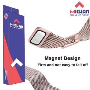 بند میچان مدل Stainless2 مناسب برای اپل واچ سری SE 44 میلی متری