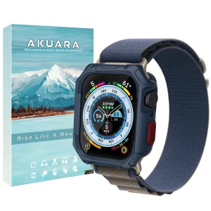 بند آکوآرا مدل Hexa Alpine مناسب برای اپل واچ 41 میلی متری سری 7/8/9 به همراه کاور