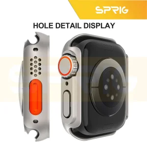 کاور اسپریگ مدل Switch مناسب برای اپل واچ Series SE 2022 Aluminum Case 40mm / SE 2021 Aluminum Case 40mm / Series 5 40mm / Series 6 40mm / Series 4 40mm به همراه محافظ صفحه نمایش