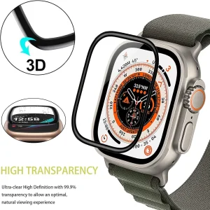 محافظ صفحه نمایش راینو مدل R-Glass مناسب برای اپل واچ سری Ultra 2 49 میلی متر