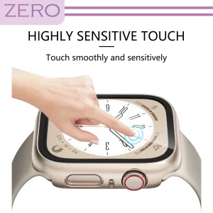 کاور زیرو مدل ZR-360 مناسب برای اپل واچ Series SE 2022 Aluminum Case 40mm / SE 2021 Aluminum Case 40mm / Series 5 40mm / Series 6 40mm / Series 4 40mm به همراه محافظ صفحه نمایش