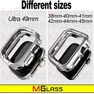 کاور ام‌گلس مدل MG LUX مناسب برای اپل واچ Series 7 45mm / Series 8 45mm / Series 9 45mm
