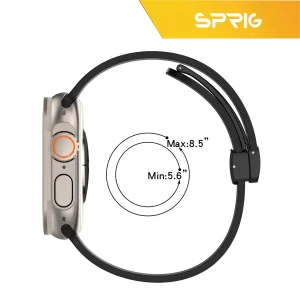 بند اسپریگ مدل New Version Sic Dual color مناسب برای اپل واچ 42 / 44 / 45 / 49 میلی متر