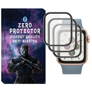 محافظ صفحه نمایش نانو زیرو مدل NZO مناسب برای ساعت هوشمند اپل iWatch Series 7 SE 44mm بسته سه عددی